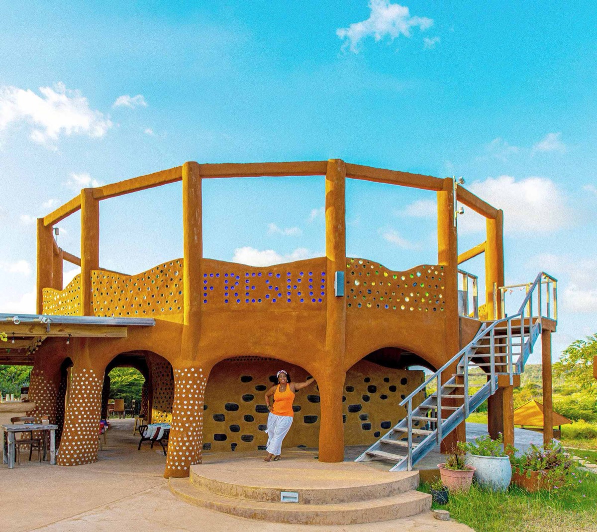 The only Earthship in the ABC islands